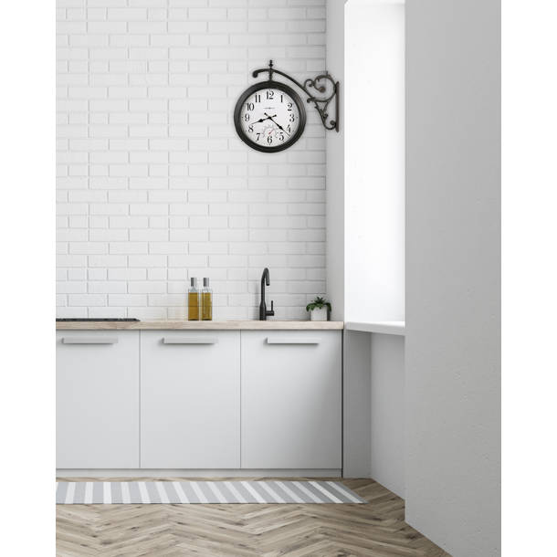 Howard Miller Kayden Traditional Analog Metal Quartz Tabletop Clock in